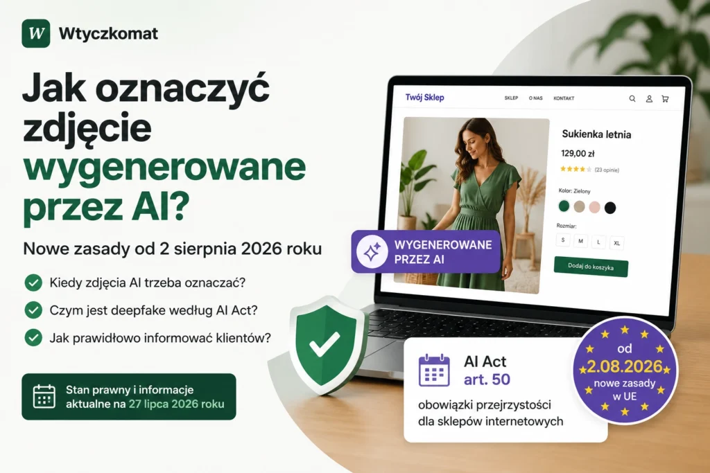 Jak oznaczyć zdjęcie wygenerowane przez AI? Nowe zasady od 2 sierpnia 2026 roku