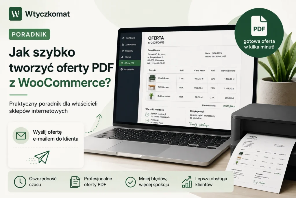 Jak szybko tworzyć oferty PDF z produktów WooCommerce?